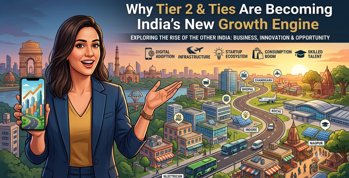 Why Tier 2 and Tier 3 Cities Are Driving India's Growth?