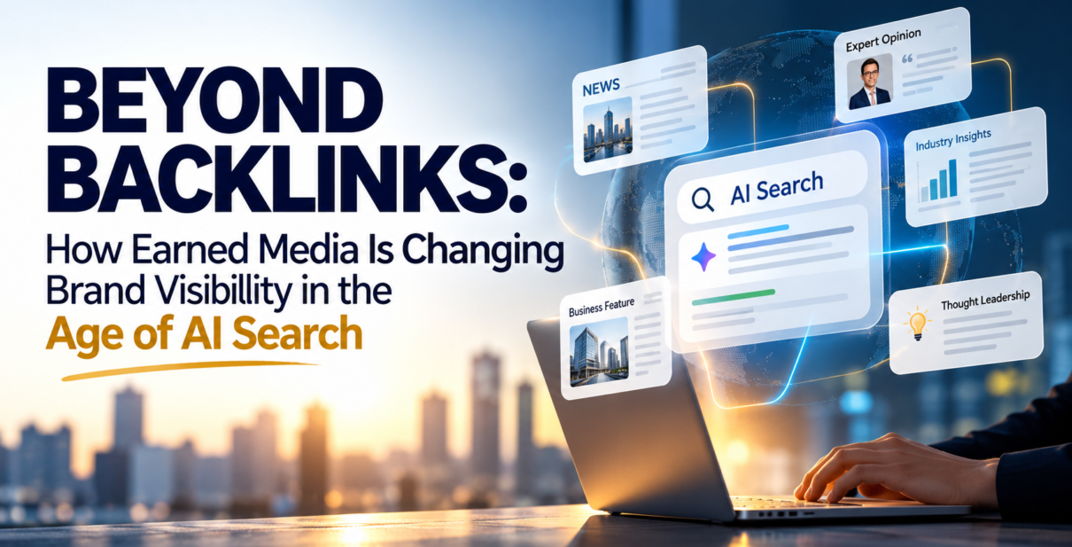 earned media AI search visibility