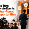 Corporate event PR